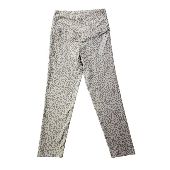 NEW Evolution & Creation EVCR Women's V Front Performance White Leopard Leggings - Picture 1 of 10